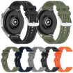 22mm Green xDfind Hybrid Nylon Braid Silicone Watch Band - 4
