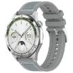 22mm Grey xDfind Hybrid Nylon Braid Silicone Watch Band - 1