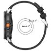 Samsung Galaxy Watch 8/8 Classic Hybrid Nylon Silicone Band - Midnight Blue - 7