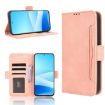 Meizu Note 16 Pro 5G Pink Leather Phone Case with Card Slots - 1