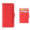 Meizu Note 16 Pro 5G Red Leather Case with Card Slots - Calf Texture - 4