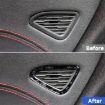 Gold Foil Carbon Fiber Car Door Stickers for Corvette C8 2020+, Blue - 5