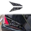 Chevrolet Corvette C8 2020+ Gold Foil Carbon Fiber Taillight Stickers - 1