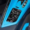 Chevrolet Corvette C8 2020+ Blue Carbon Fiber Cup Cover Sticker - 3