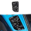 Gold Foil Carbon Fiber Cup Cover Sticker for Chevrolet Corvette C8 2020+ - 1