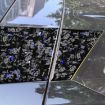 Chevrolet Corvette C8 2020+ Gold Foil Carbon Fiber Roof Stickers 4pcs - 3