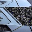 Chevrolet Corvette C8 2020+ Gold Foil Carbon Fiber Roof Stickers 4pcs - 4