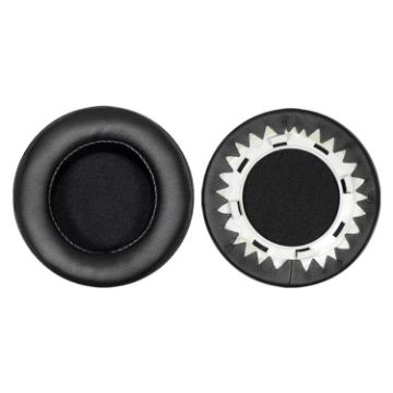 Motorola Moto Pulse Escape Earphone Covers 2pcs Black Protein Leather - 1