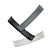 Motorola Moto Pulse Escape Protein Leather Headbeam Cover Light Gray - 2