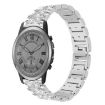 Fossil Q Machine Hybrid Watch 22mm Diamond Stainless Steel Band Silver - 1
