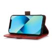 Samsung Galaxy XCover7 Pro Red Leather RFID Phone Case - Magnetic Cover - 7